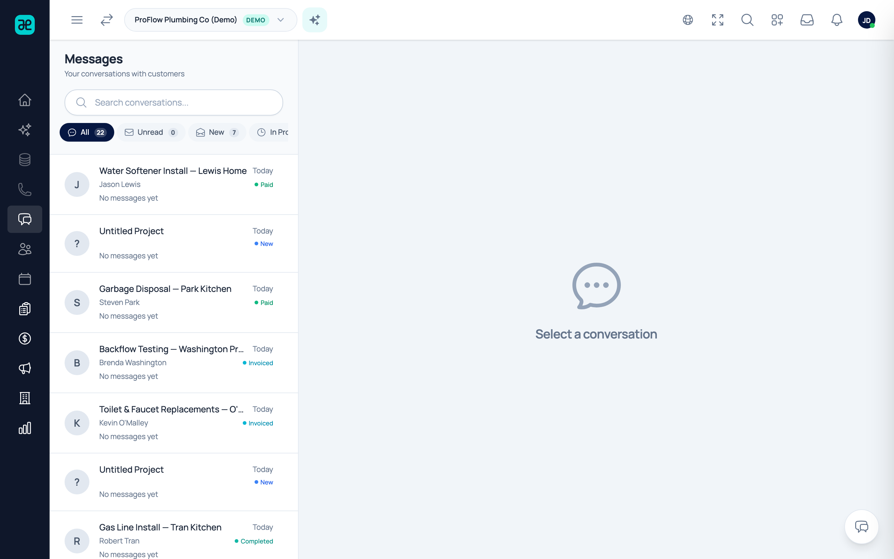 Messaging & Notifications preview