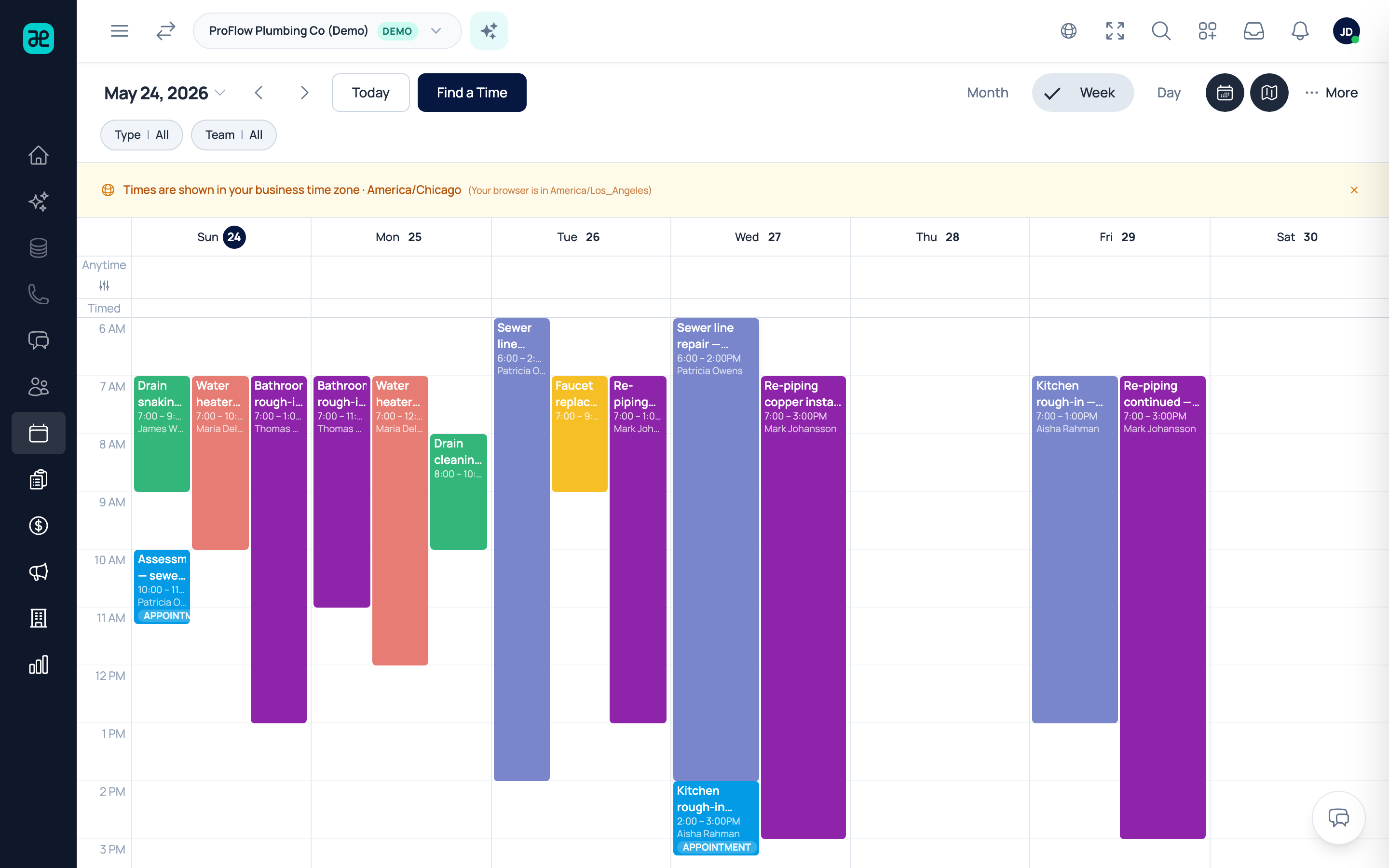 Scheduling & Dispatch preview